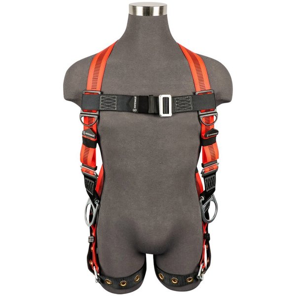 Safewaze Full Body Harness, Vest Style, Universal FS99285-E